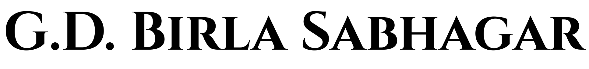 Logo - GD Birla Sabhagar